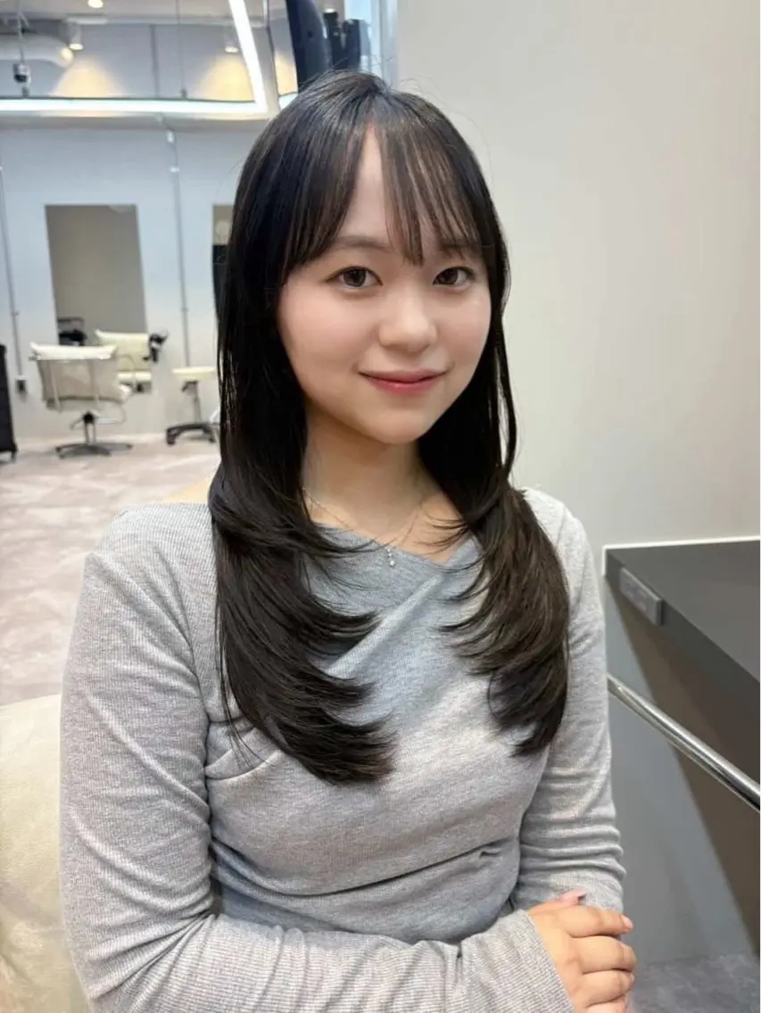 カット 韓国ヘア🎀 /♡𝓝𝓸𝓪♡のヘアスタイル