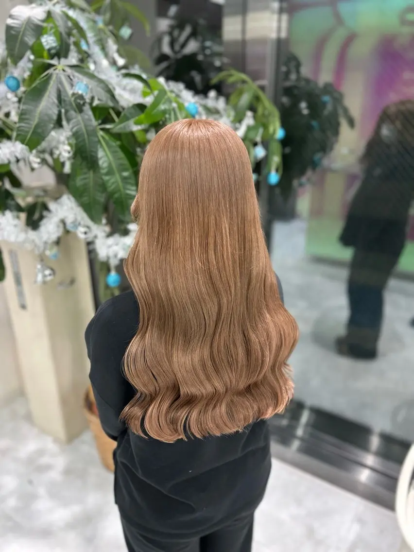 ロング カラー ヘアアレンジ ヘアカラー トリートメント ブリーチなしの達人 🌈KAITOのヘアスタイル
