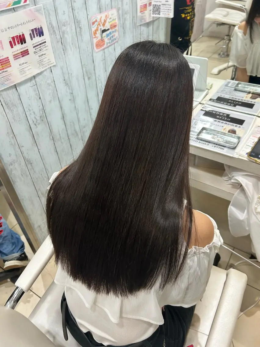 ロング カット トリートメント 【髪質改善カラー】 瀧田嵐士🇰🇷のヘアスタイル