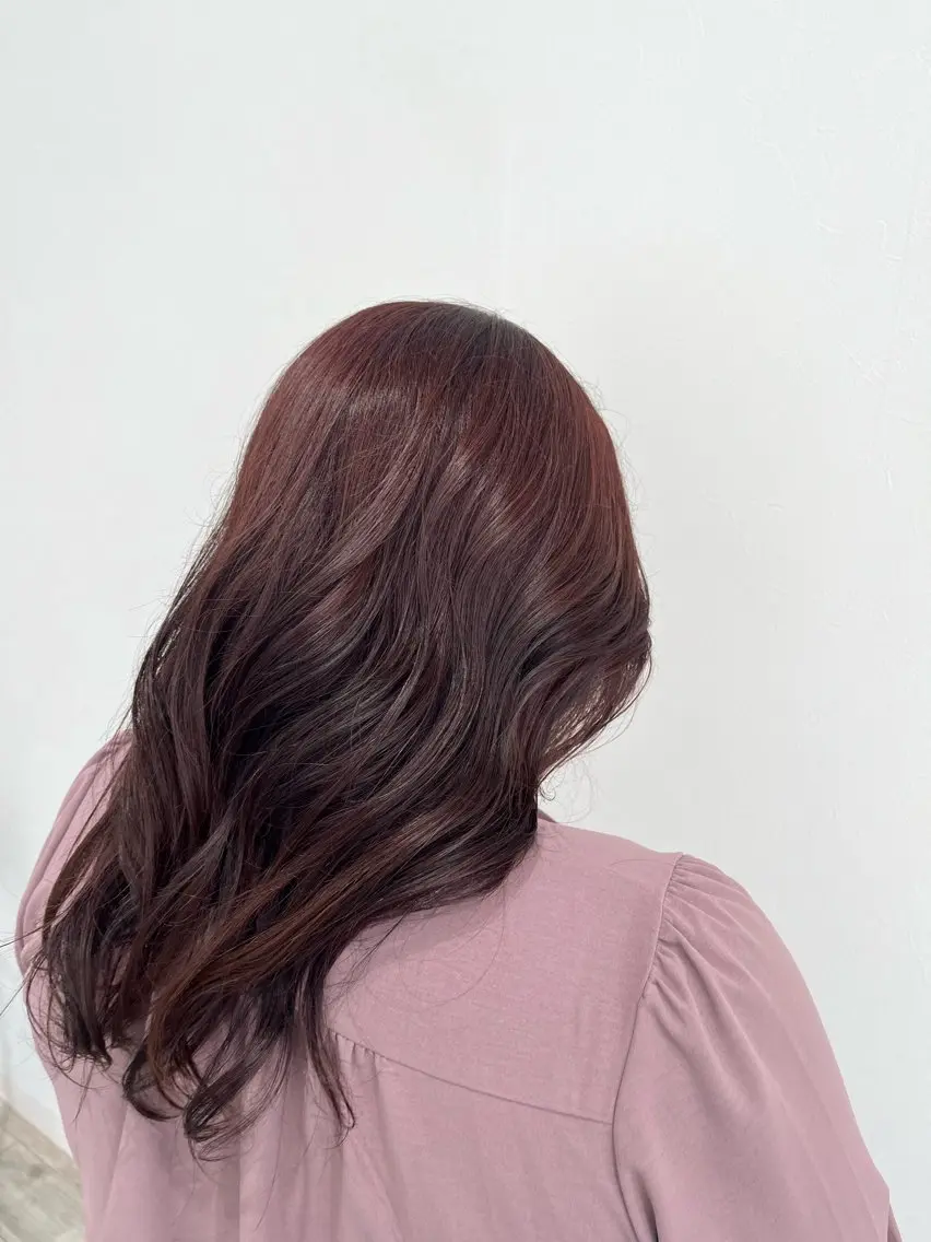 ロング カラー カット ヘアカラー トリートメント 五味優莉🫧 ͛.* 似合わせ/レイヤーのヘアスタイル