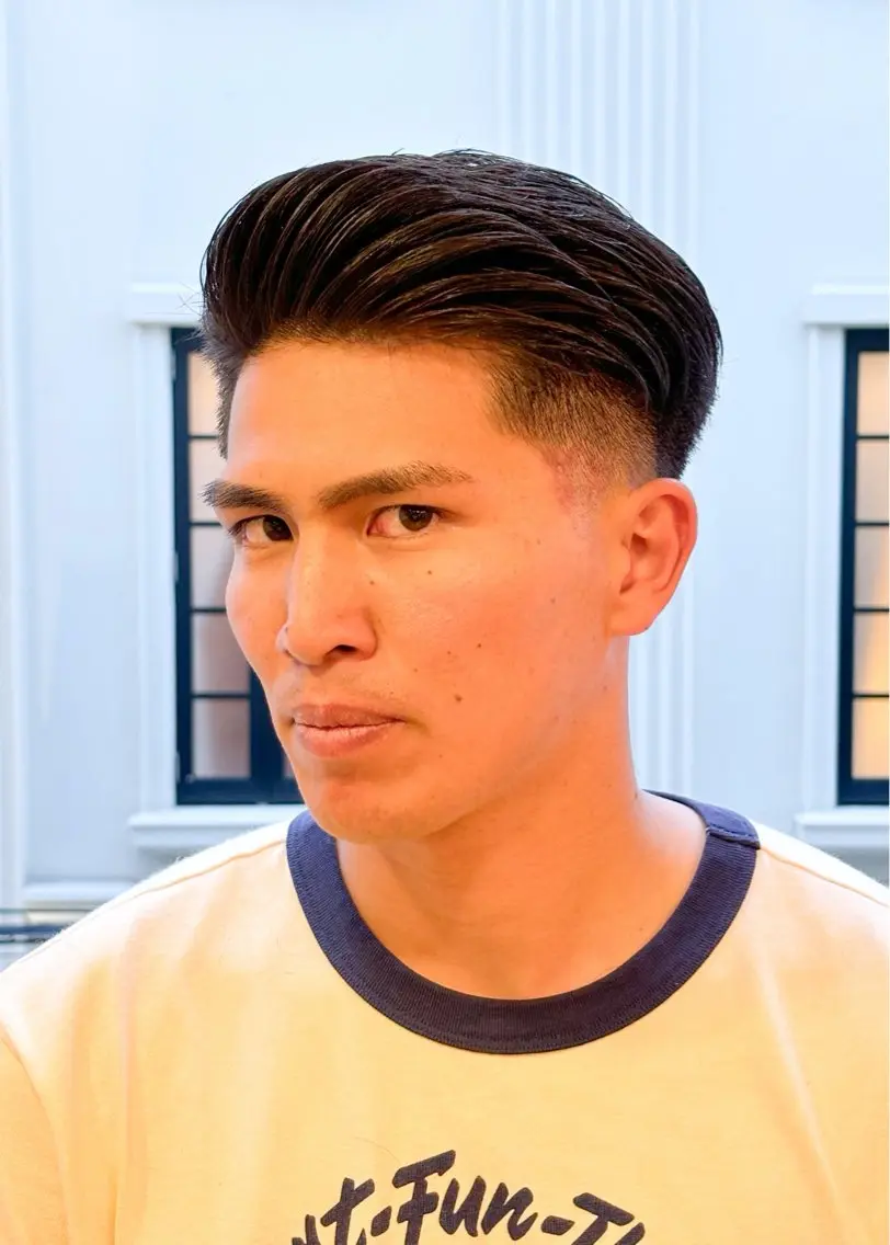 ショート メンズ ツーブロック カット 三宮メンズカット ヨシイッキのヘアスタイル