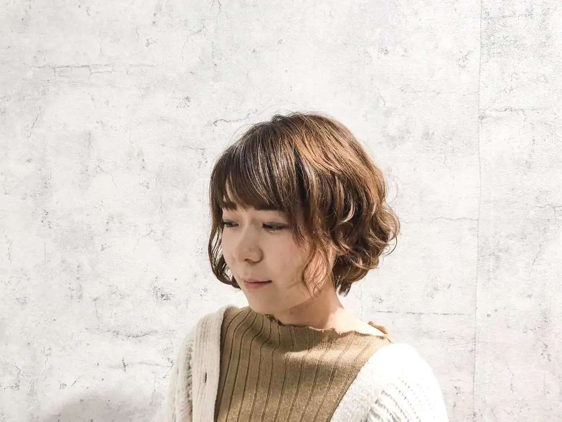 ショート パーマ ショートヘア 佐藤 結花のヘアスタイル