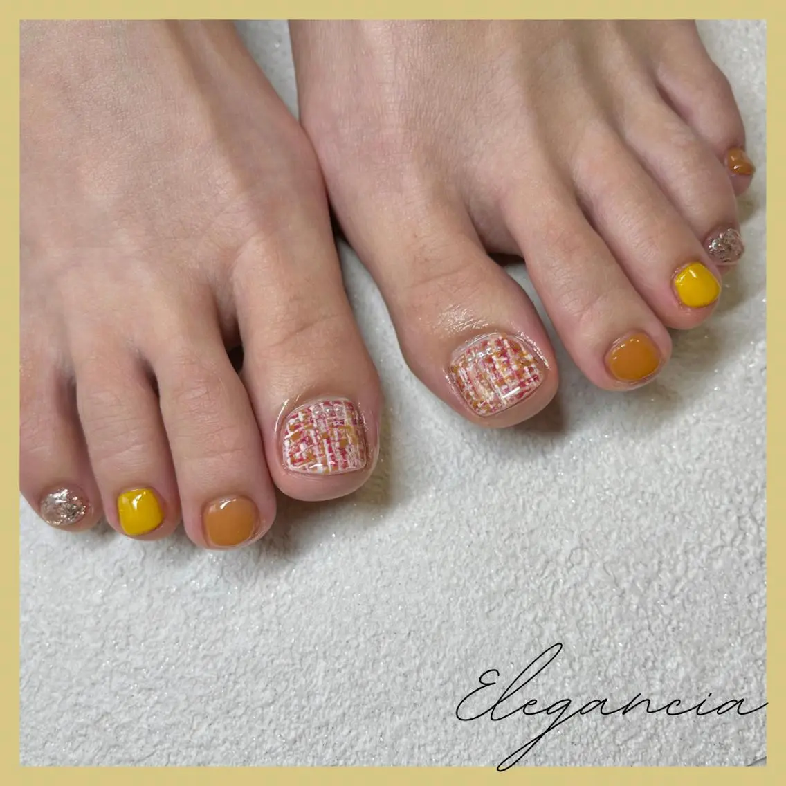 カラー ネイル フットネイル Elegancia. Hiromiのネイルデザイン