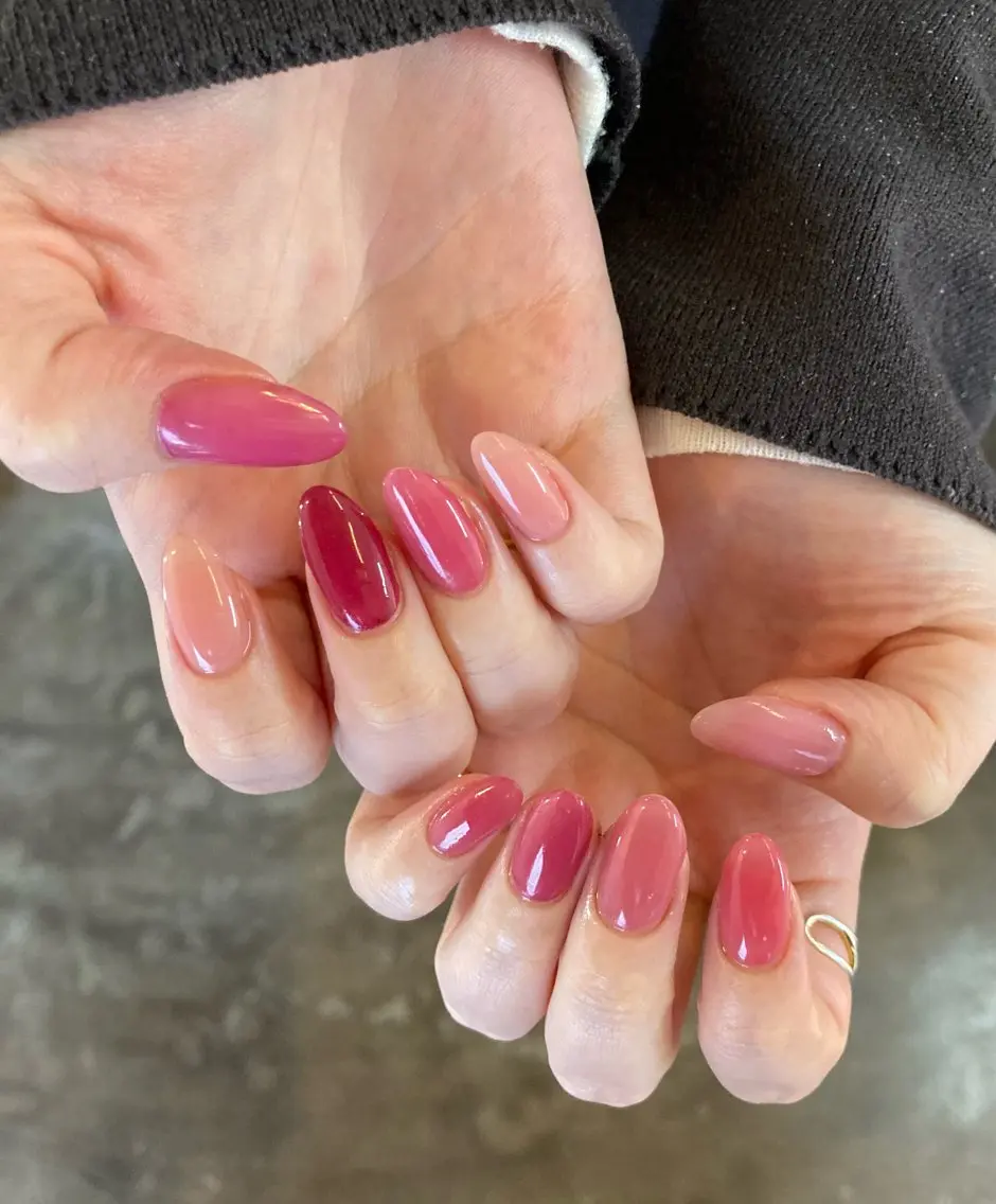 ネイル ピンク ハンドネイル DEEP nail salonのネイルデザイン
