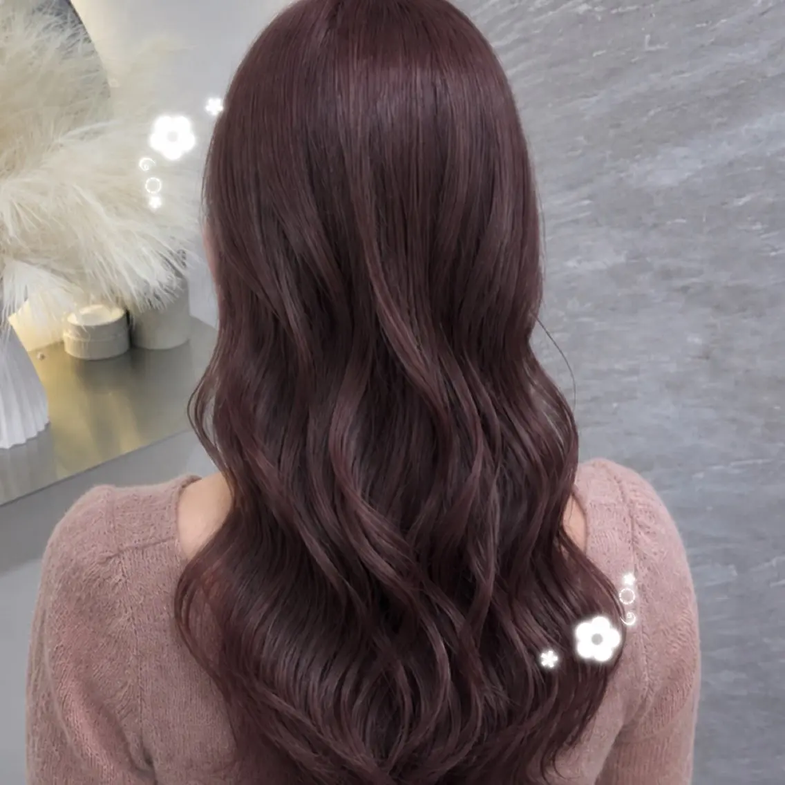 ロング カラー ブラウンカラー ピンクカラー ピンクブラウン ヘアカラー 🩷ワンカラーモデル / れいな🩷のヘアスタイル