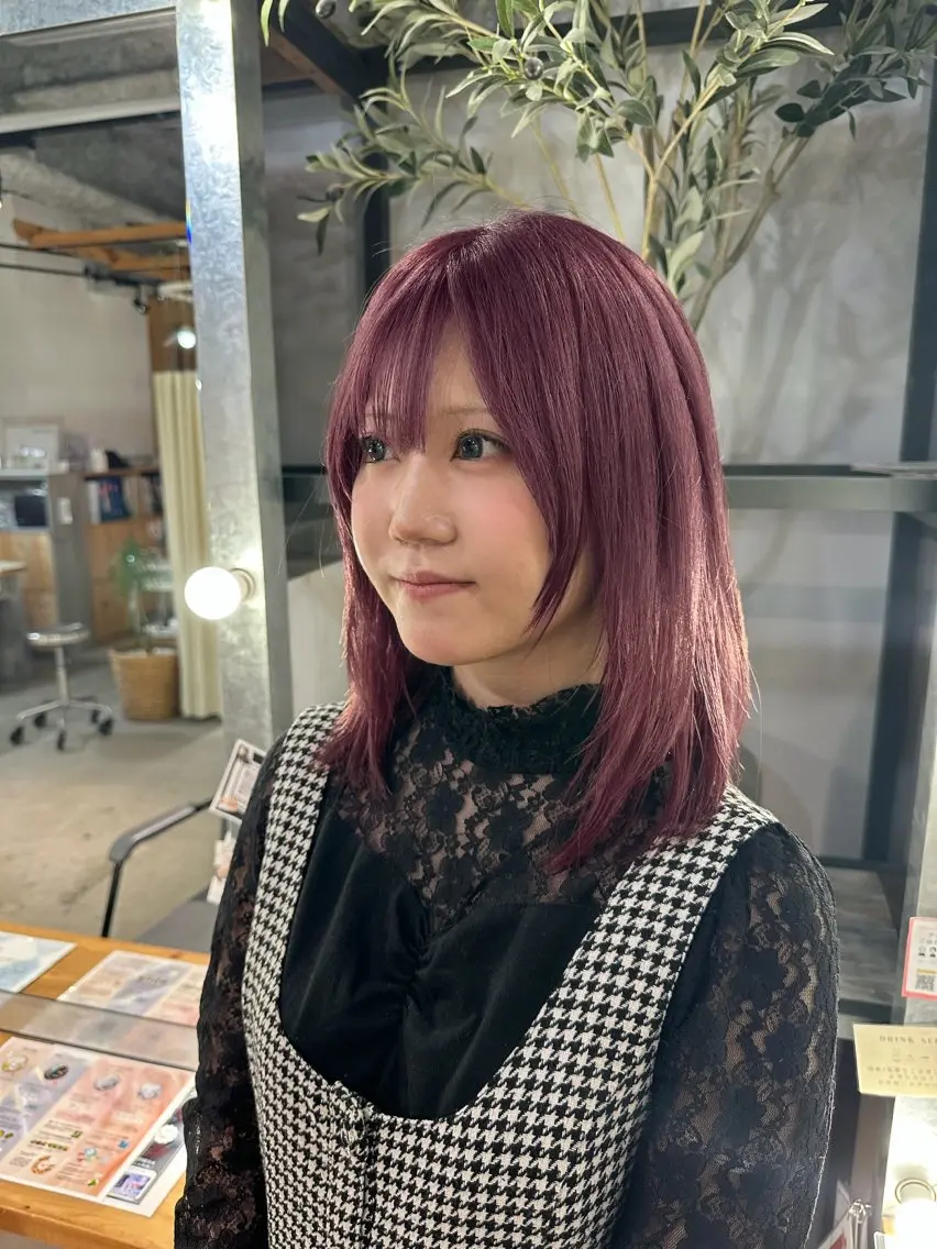 カラー ラベンダーカラー ラベンダーピンク ピンクカラー ヘアカラー 溜一太/似合わせ/ メンズカットのヘアスタイル