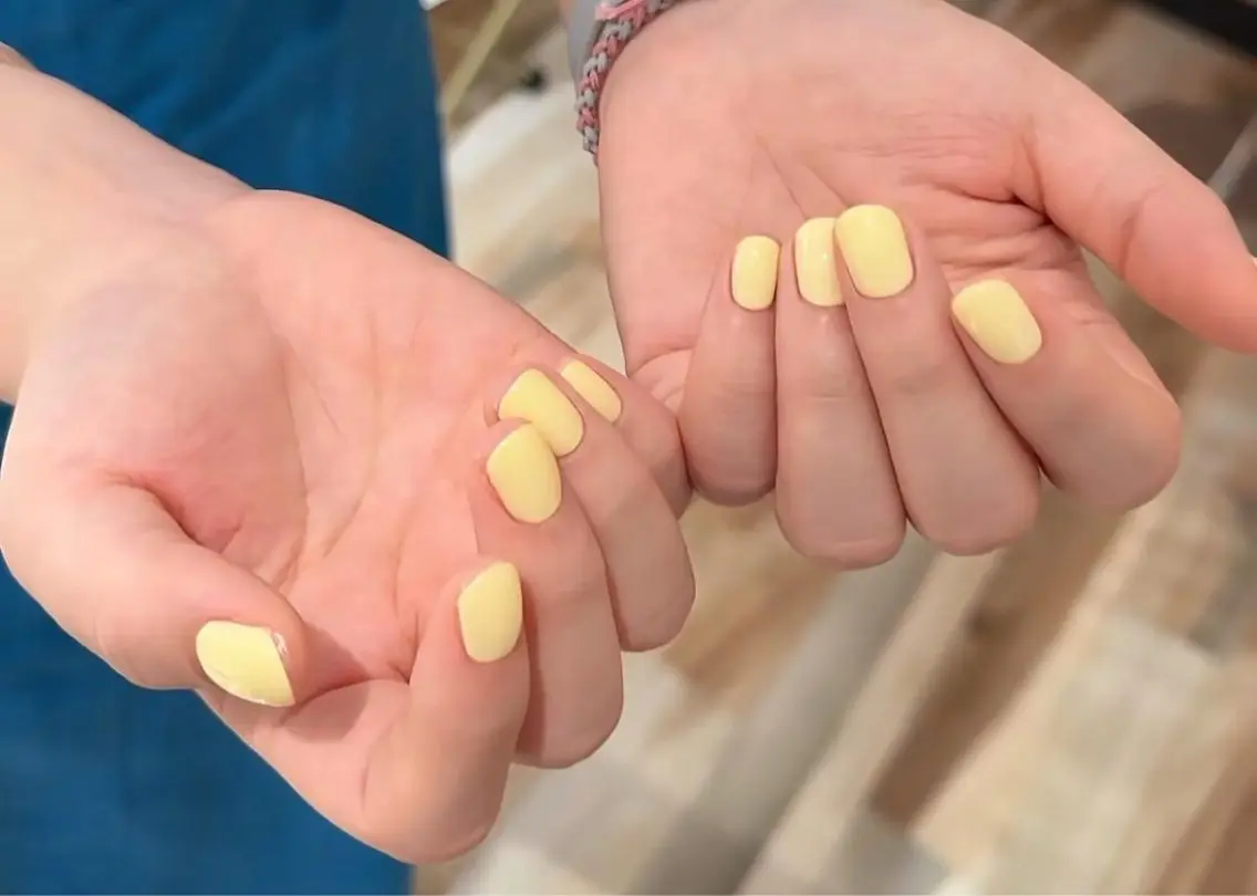 【HAND】ワンカラーorラメ🫧※ケア込みオフなし¥4,900→¥3,900の写真