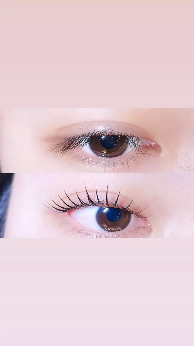 マツエク・マツパ 束感まつ毛 一重×まつ毛パーマ ロニセラ アイラッシュのマツエク・マツパデザイン