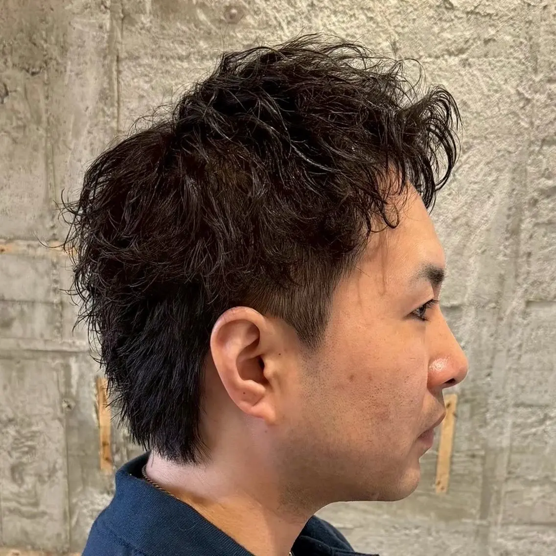 パーマ メンズ 【束感セット】 あおいのヘアスタイル