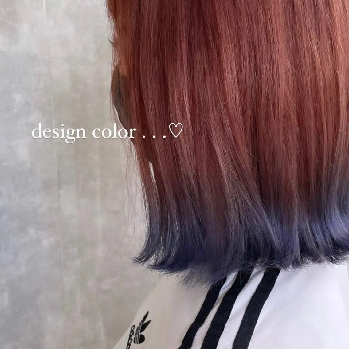 ミディアム カラー カット ヘアカラー トリートメント 【完全個室】髪質改善 暖色カラー/山崎唯奈のヘアスタイル
