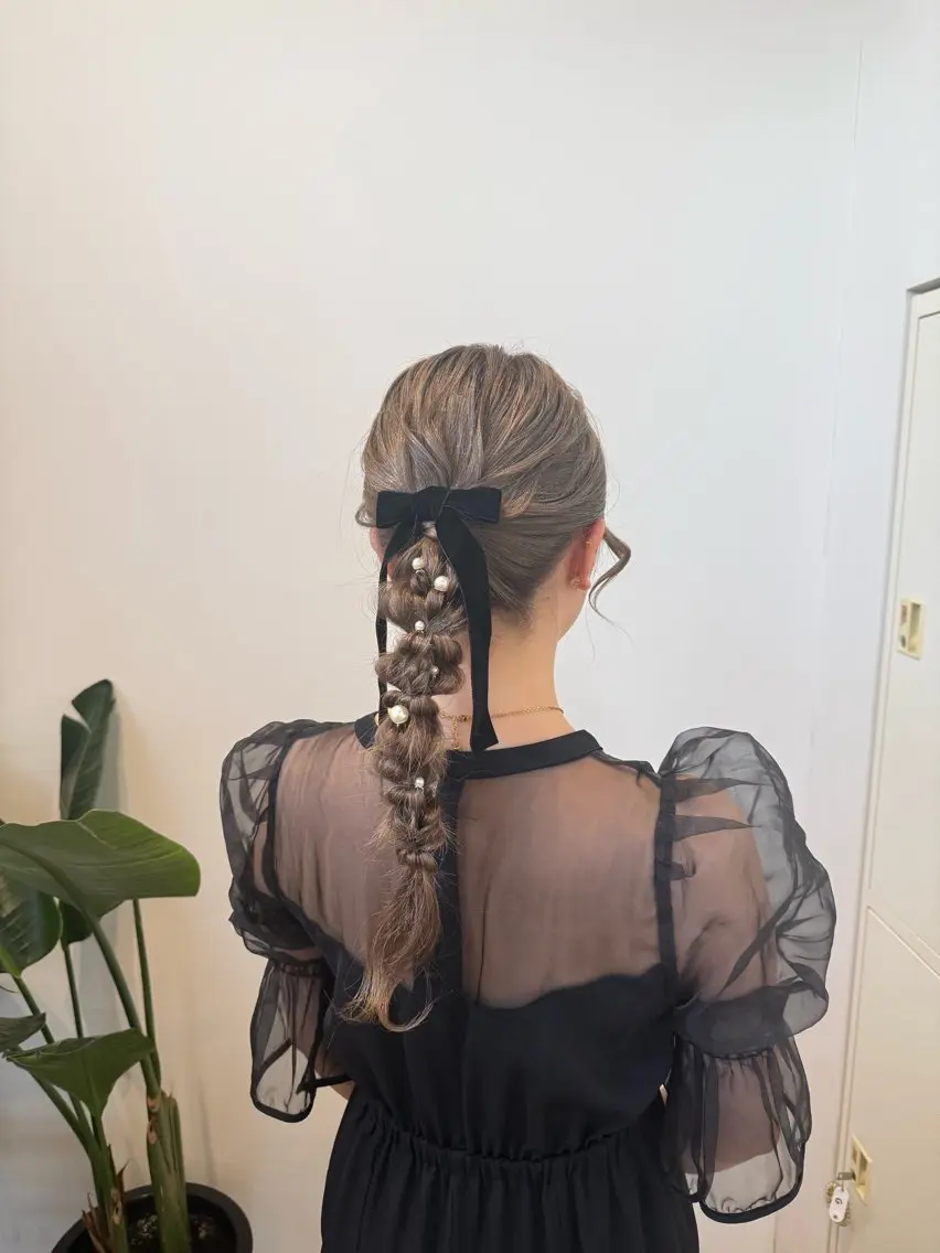 ヘアアレンジ ヘアセット 吉川 莉央のヘアスタイル