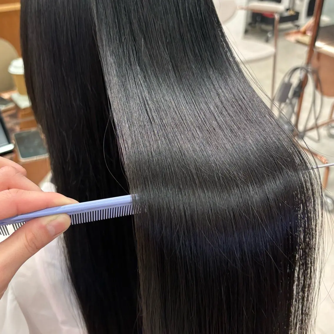 【🫧乾かすだけでうるツヤ髪に🫧】美髪縮毛矯正💆🏻‍♀️の写真