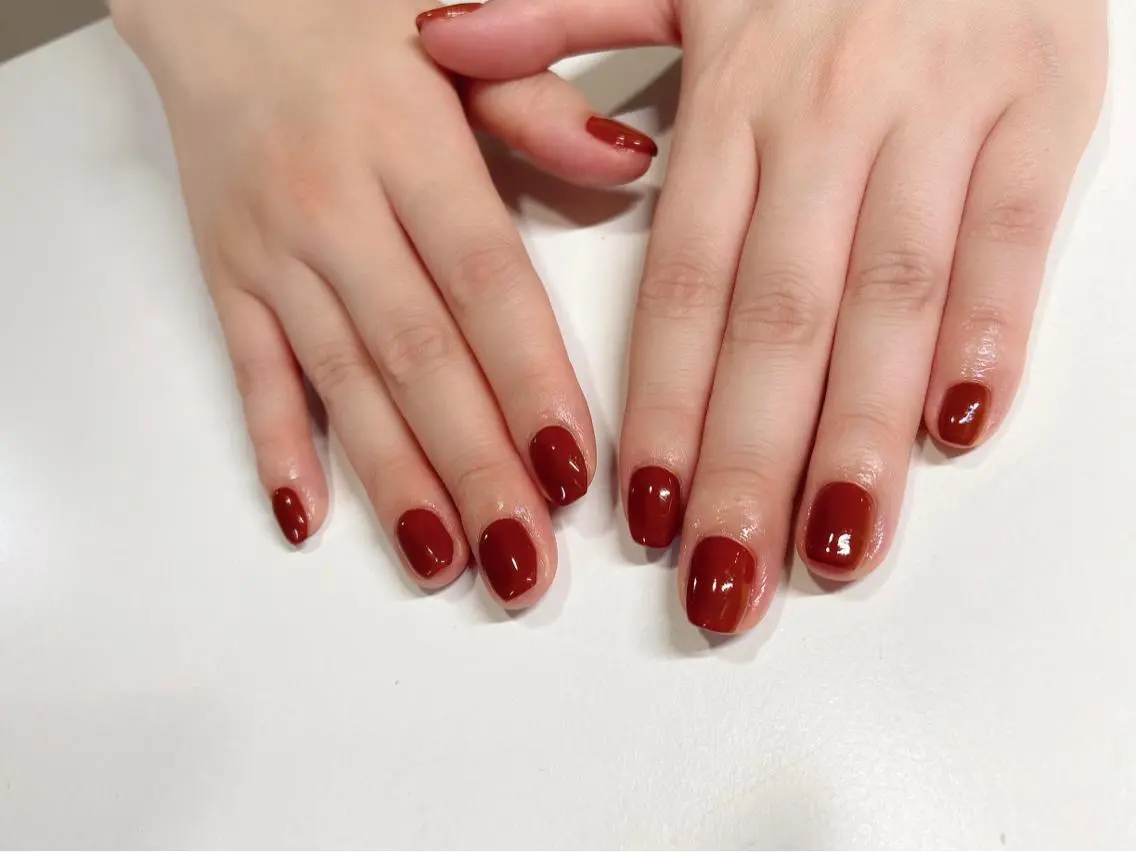 ネイル ワンカラーネイル Adore nailのネイルデザイン