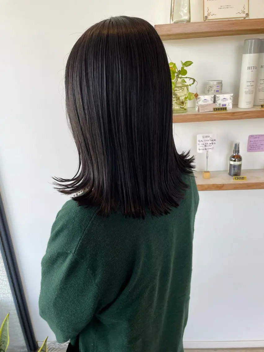 ミディアム カット ヘッドスパ 藤村 翔充のヘアスタイル