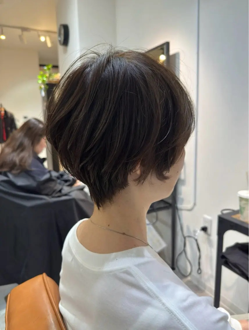 ショート 縮毛矯正 内藤　宏紀 tidasmileのヘアスタイル