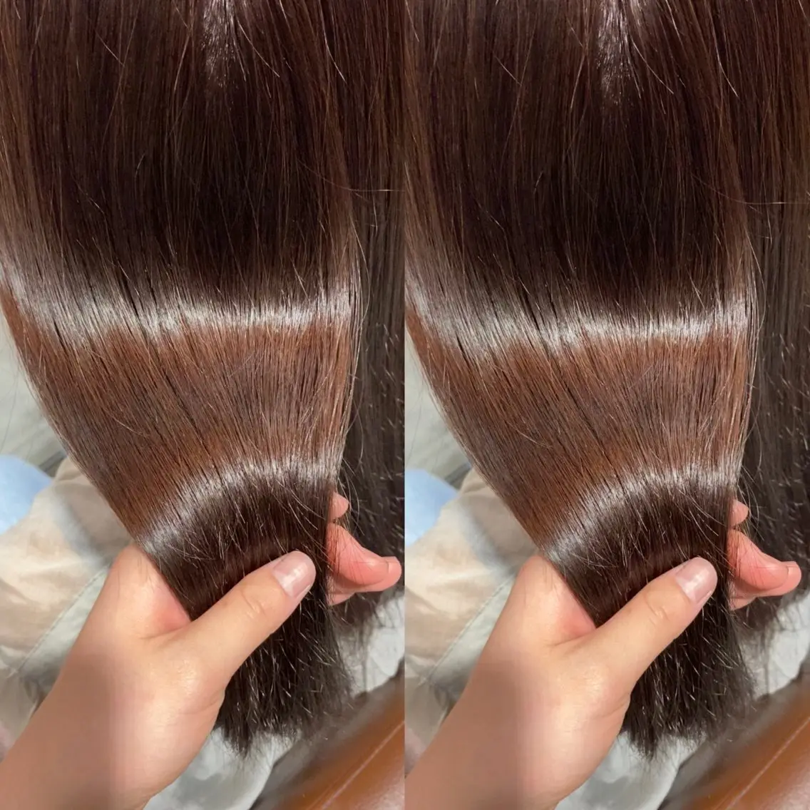 セミロング カラー ブラウンカラー ナチュラルブラウン トリートメント ヘアカラー トリートメント 髙木美緒🌿 レイヤー/アレンジのヘアスタイル
