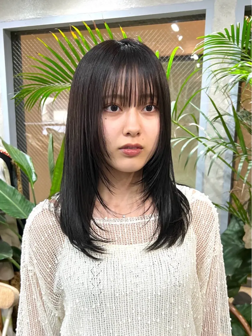 髪質改善ストレート+質感アップトリートメントの写真