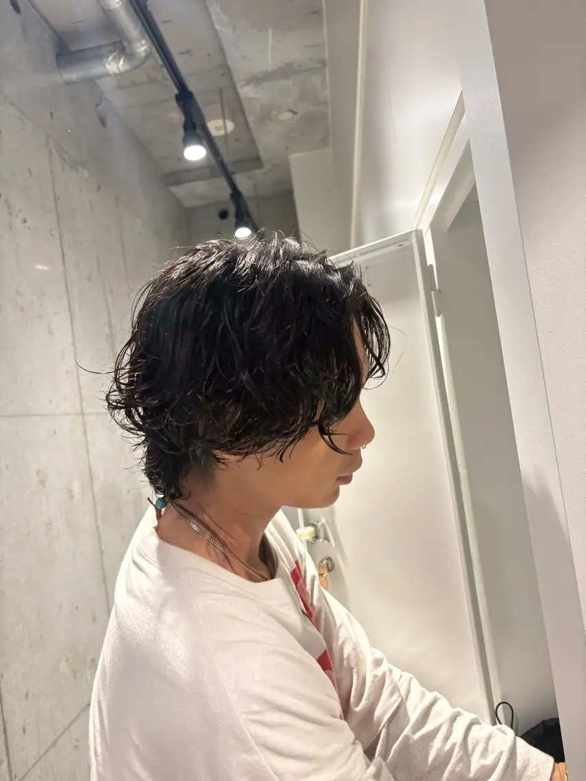 パーマ 槇野 皓介のヘアスタイル