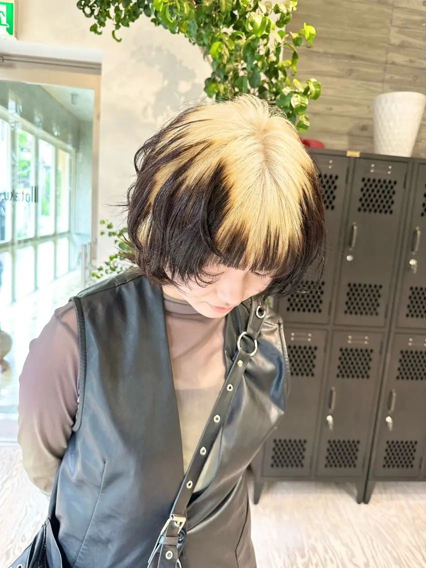 ショート カラー ヘアカラー トリートメント ヘッドスパ ヘアセット kai .のヘアスタイル