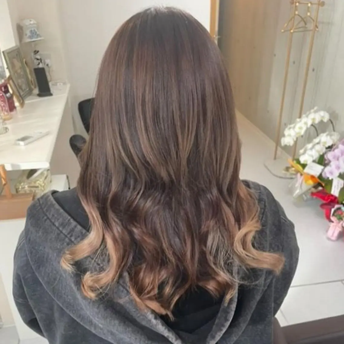 ロング カラー ヘアカラー nao 艶カラー・髪質改善のヘアスタイル