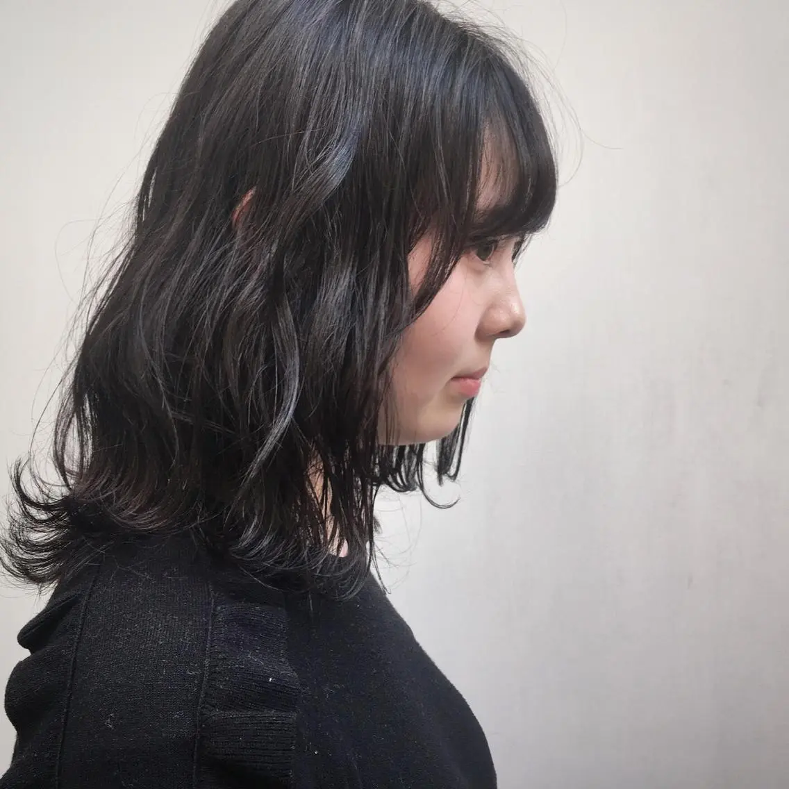 ミディアム カラー 透明感カラー イルミナカラー カット ヘアカラー 山中 直輝のヘアスタイル