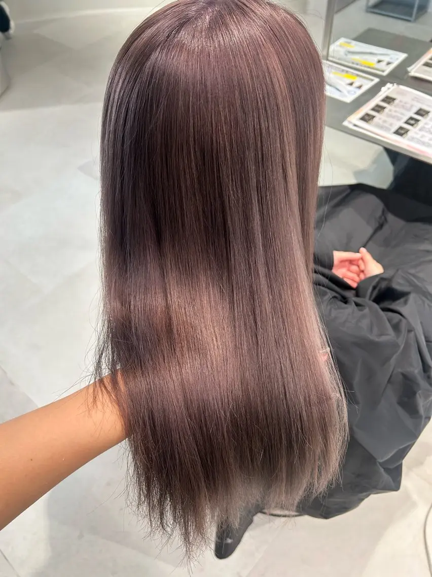 ロング カラー ブリーチ カット ヘアカラー 海外レイヤー /NAGISAのヘアスタイル