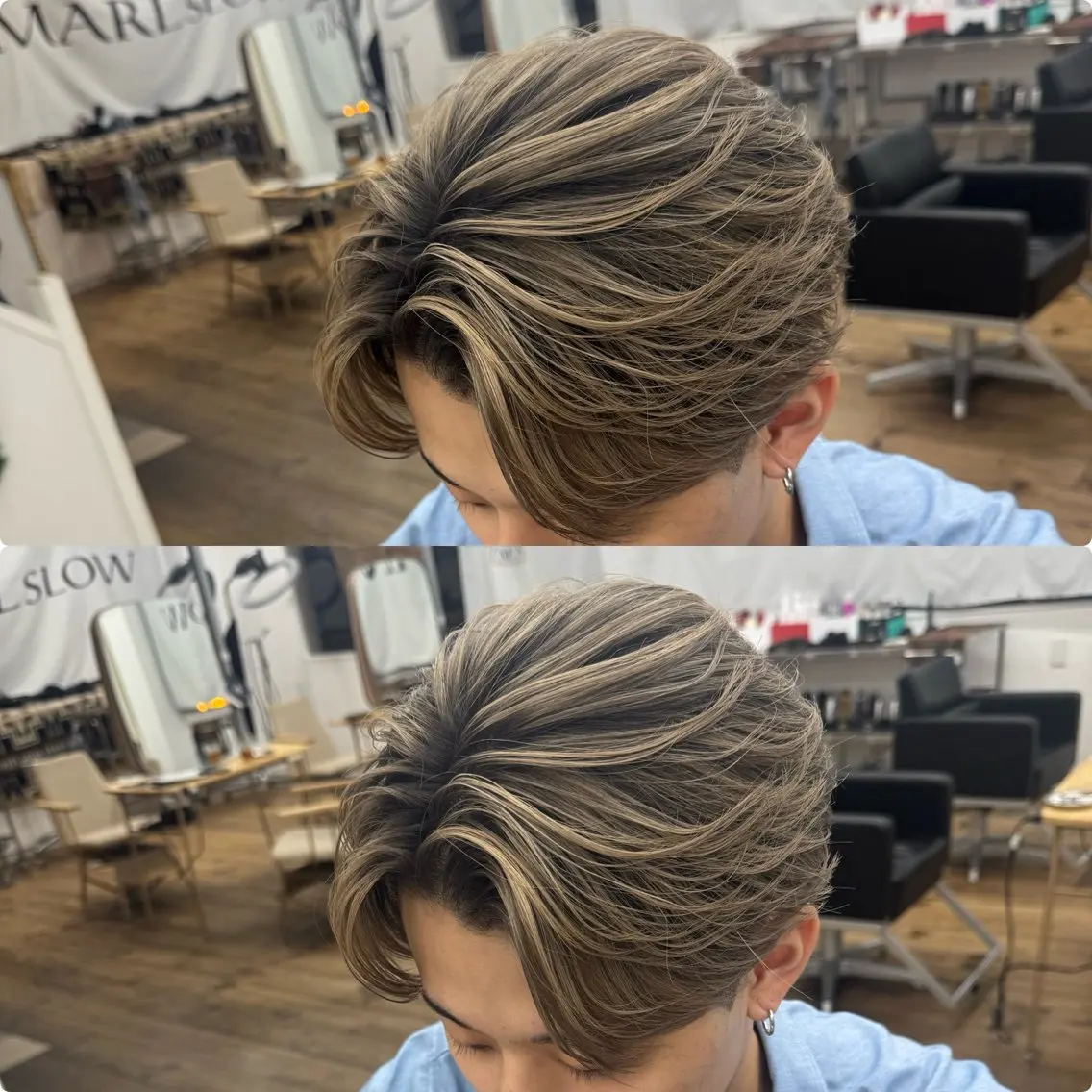 ショート カラー メンズ カット ヘアカラー メンズ特化サロン ユウヘイのヘアスタイル