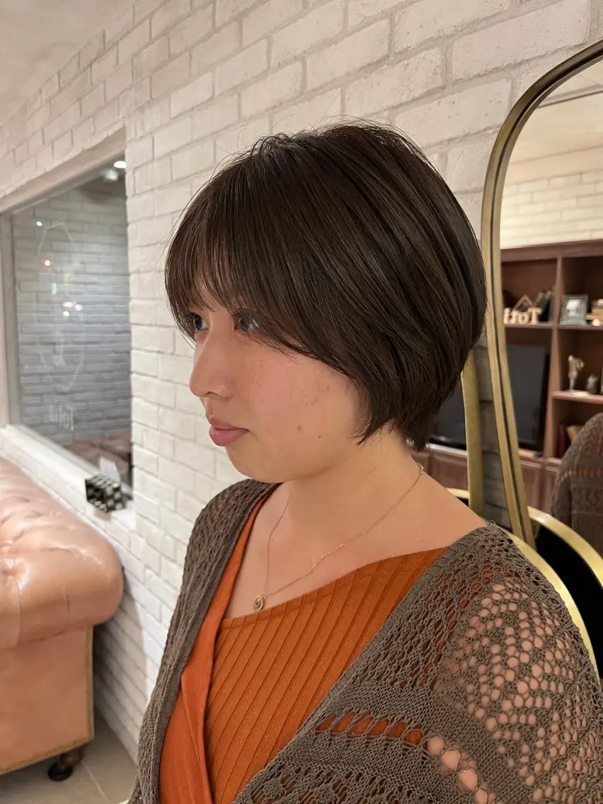ショート ショートヘア 橘 ゆきののヘアスタイル