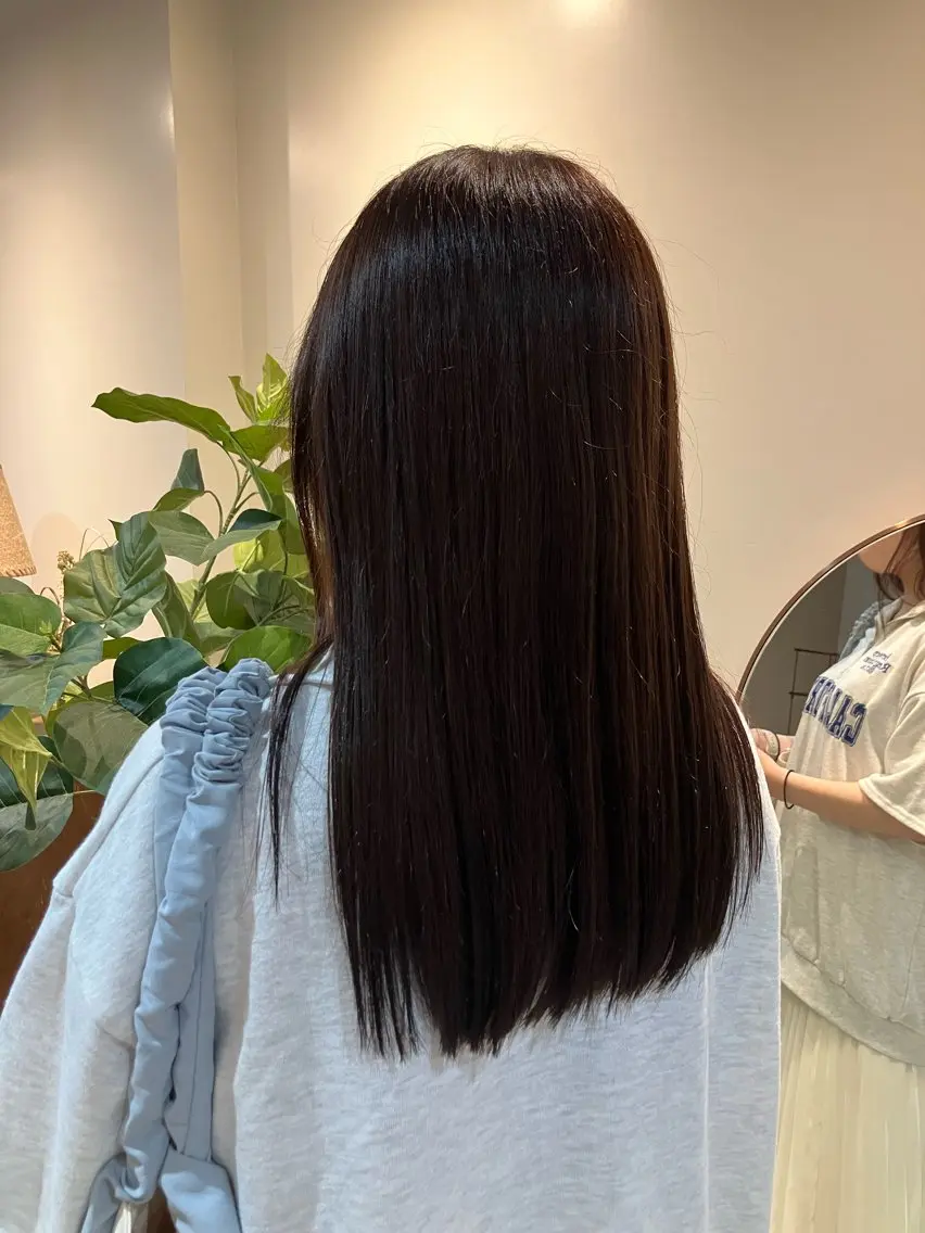 ロング カラー ヘアカラー トリートメント 沼尻 心のヘアスタイル