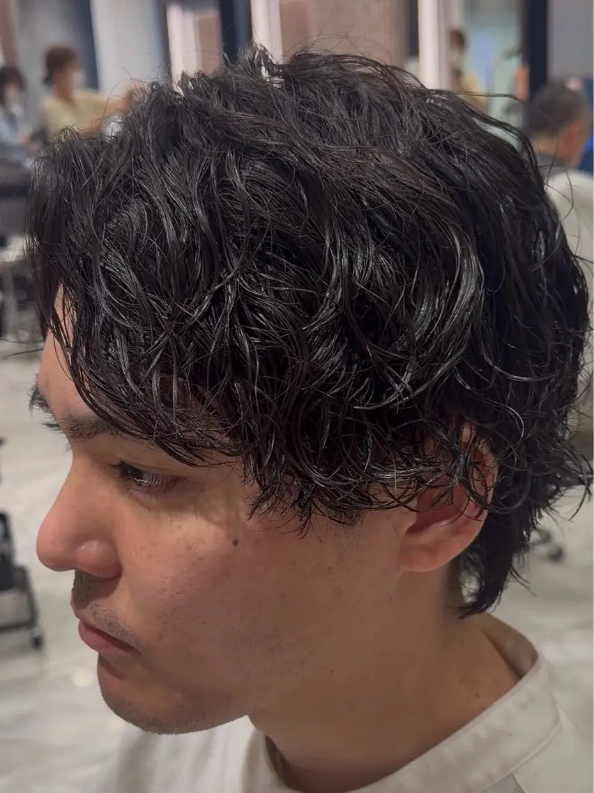 メンズ カット パーマ ヘッドスパ 🎸メンズ特化/ パーマ特化ren🎸のヘアスタイル