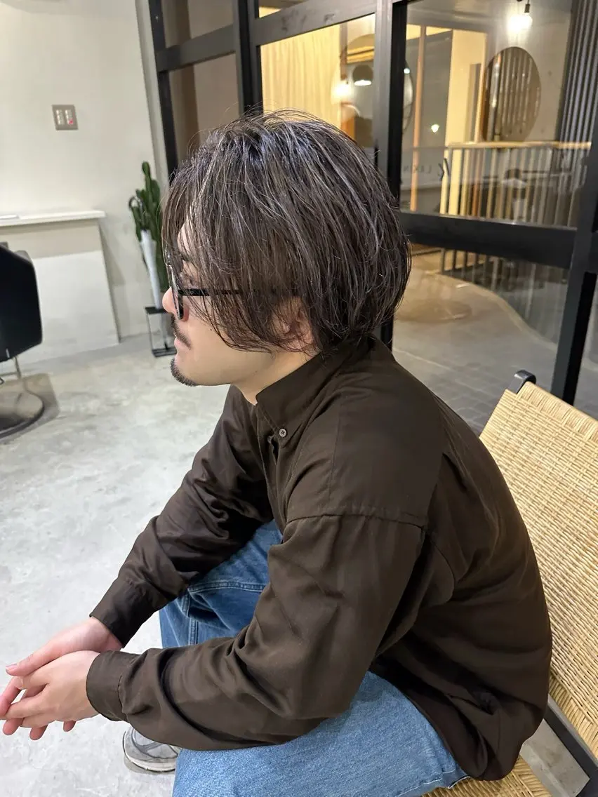 カラー メンズ メンズハイライト ハイライトカラー ブリーチカラー yuraraのヘアスタイル