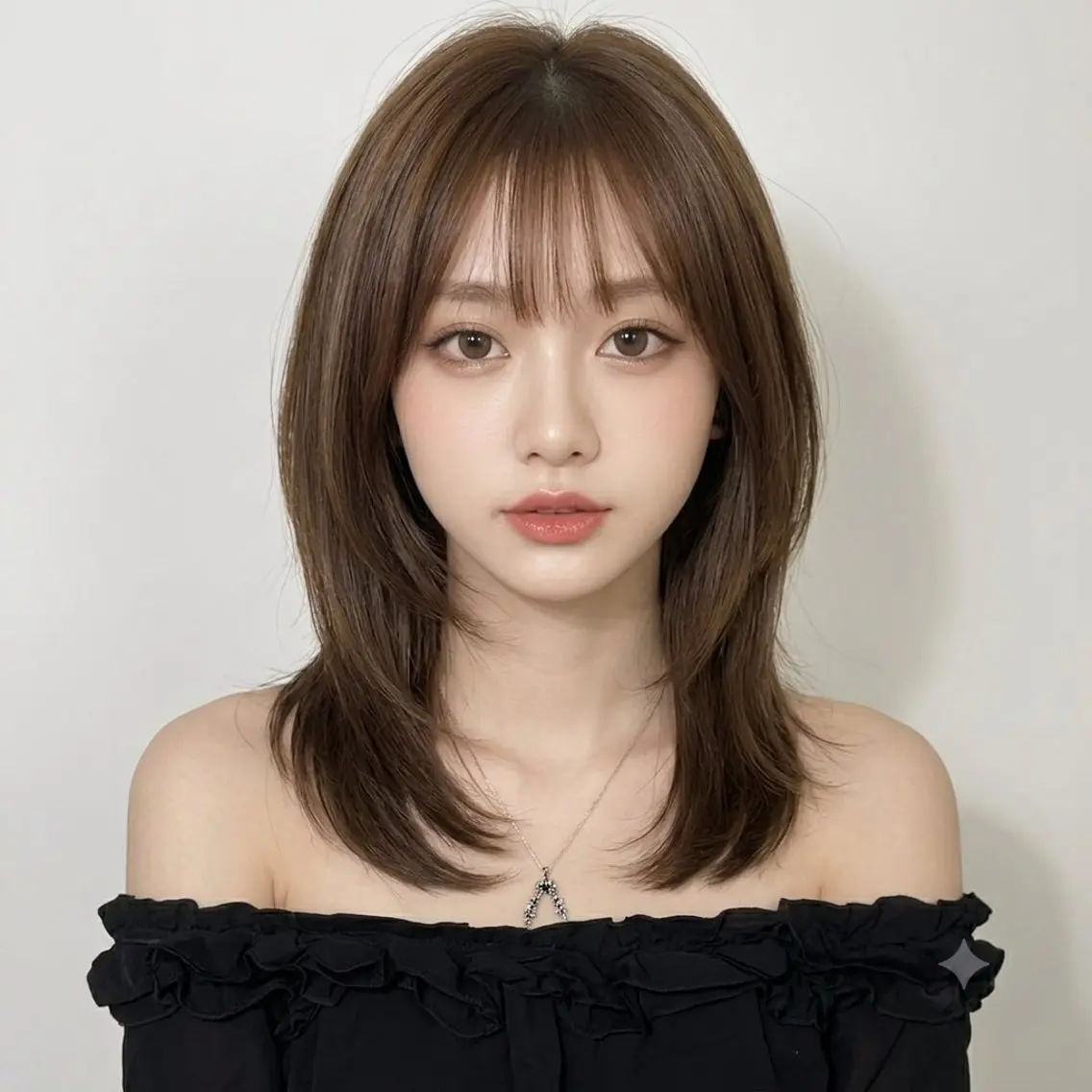 ミディアム レイヤー・カット モデル・こうたのヘアスタイル
