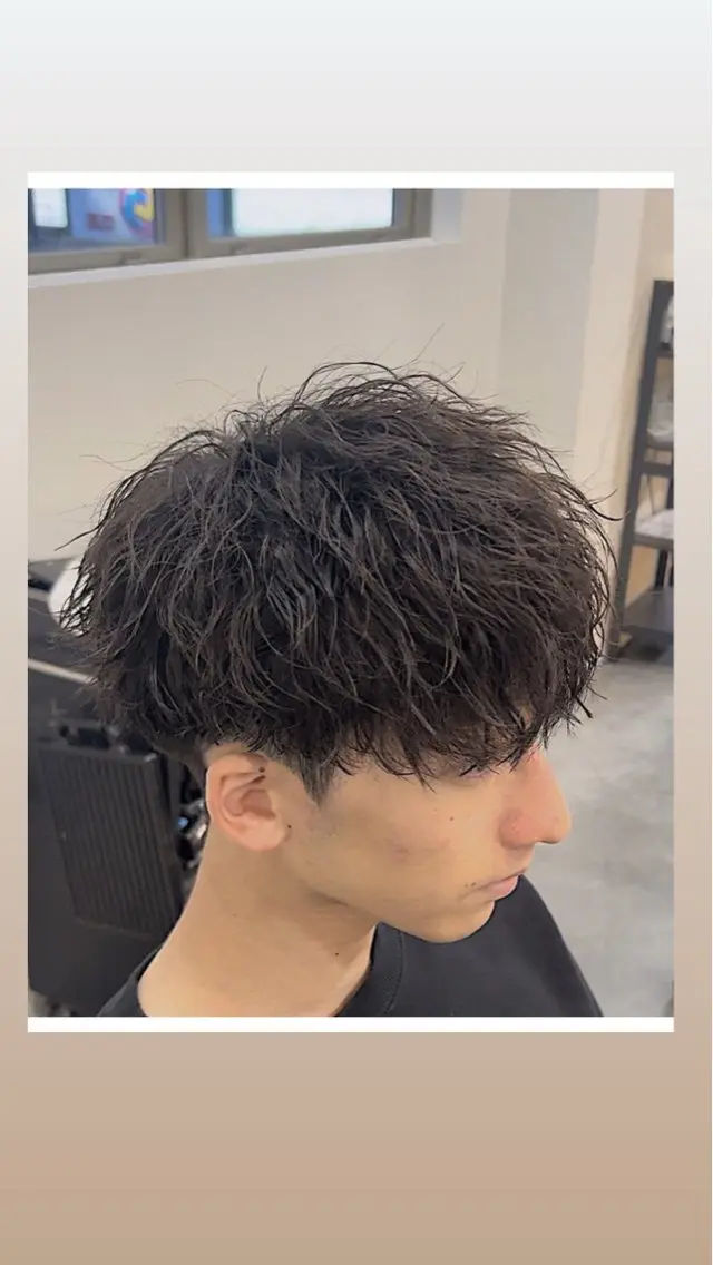 パーマ メンズ 💜ベリーショート 🌷池袋/MIKUのヘアスタイル
