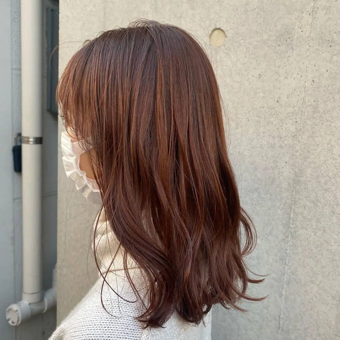 ミディアム カラー 🪭risa 暖色/レイヤー🪭のヘアスタイル