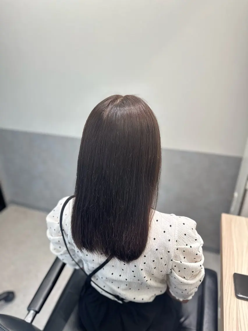 セミロング カラー ヘアアレンジ ヘアカラー トリートメント 美髪透明感特化| なおき|池袋美容師のヘアスタイル