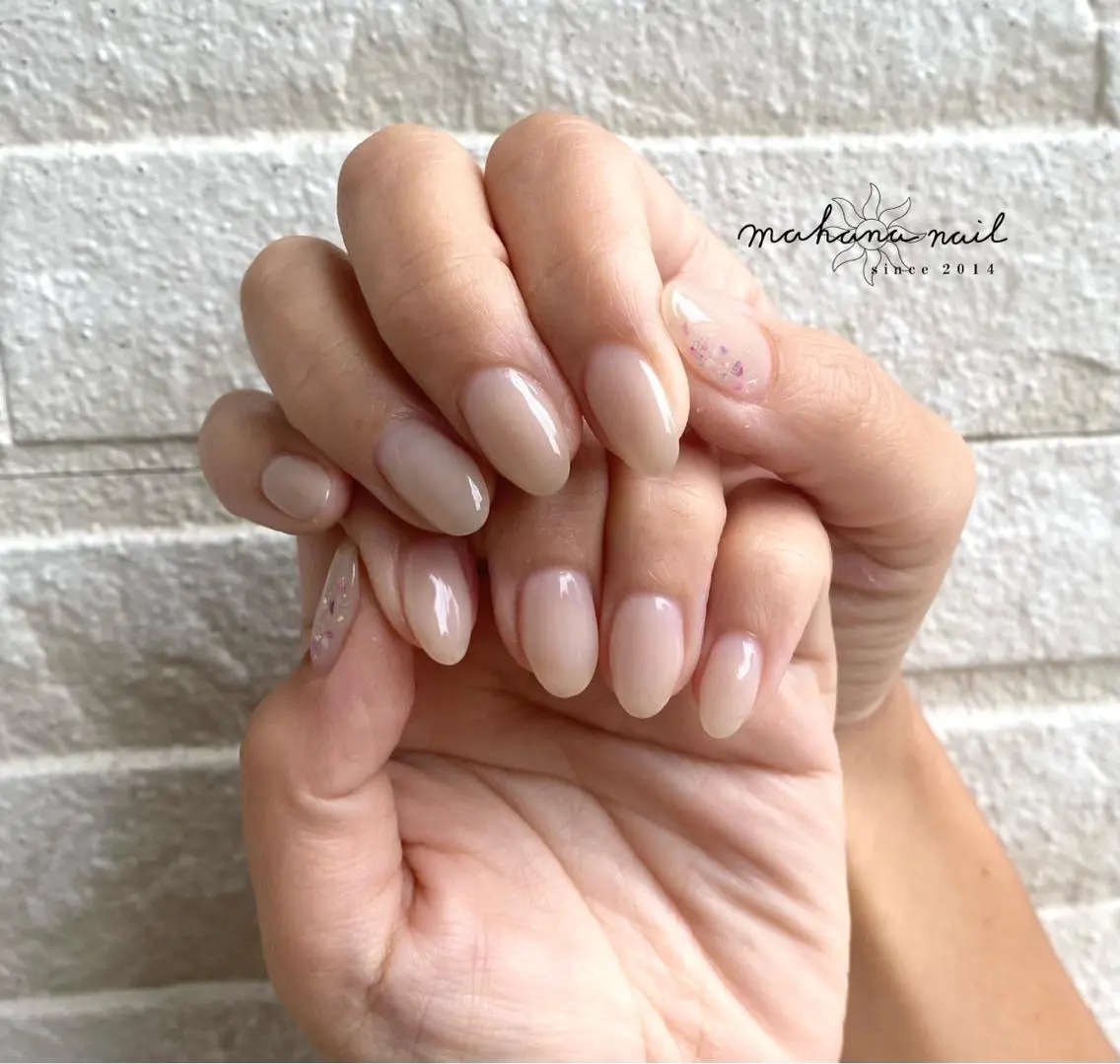 ネイル ワンカラーネイル mahana nailのネイルデザイン