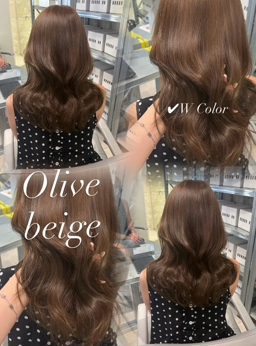 セミロング カラー カット ヘアカラー トリートメント ダブルカラー/レイヤ ーカット 🤍ゆきなのヘアスタイル