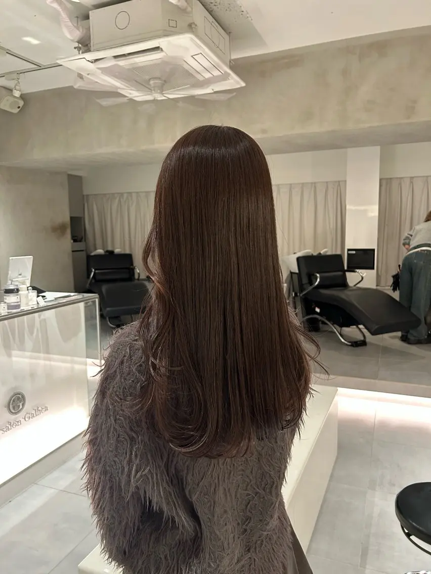 ロング カラー カット ヘアカラー トリートメント 🧚つやさらhair 🧚manakaのヘアスタイル