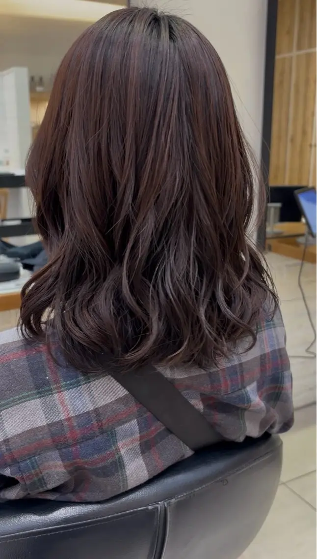 ミディアム パーマ カット パーマ 🌀オシャレパーマ 🌀ボブ/サトシ🧶のヘアスタイル