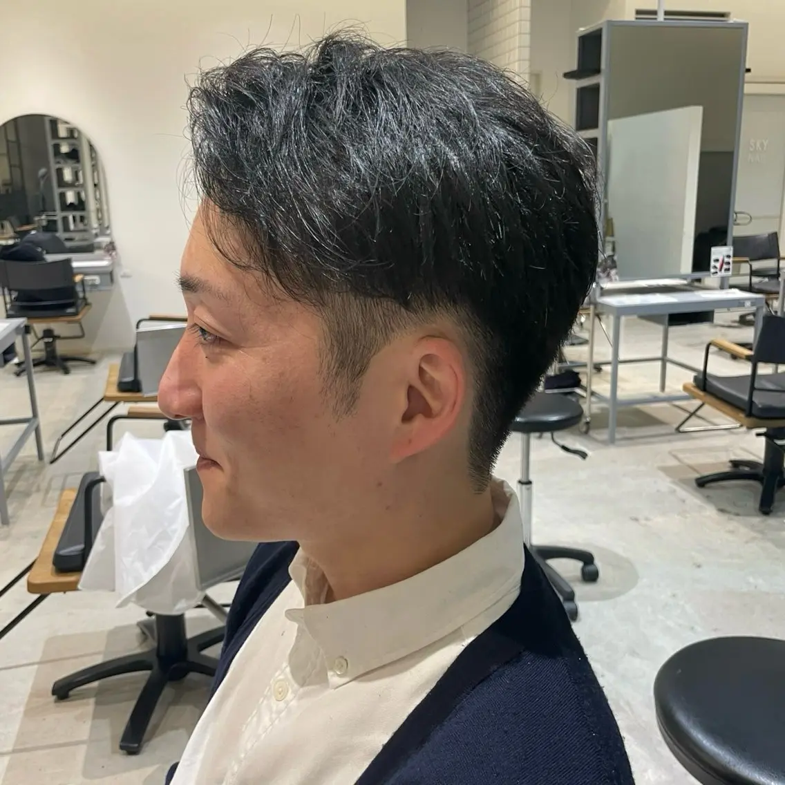 メンズ 刈り上げ 松井 せりのヘアスタイル