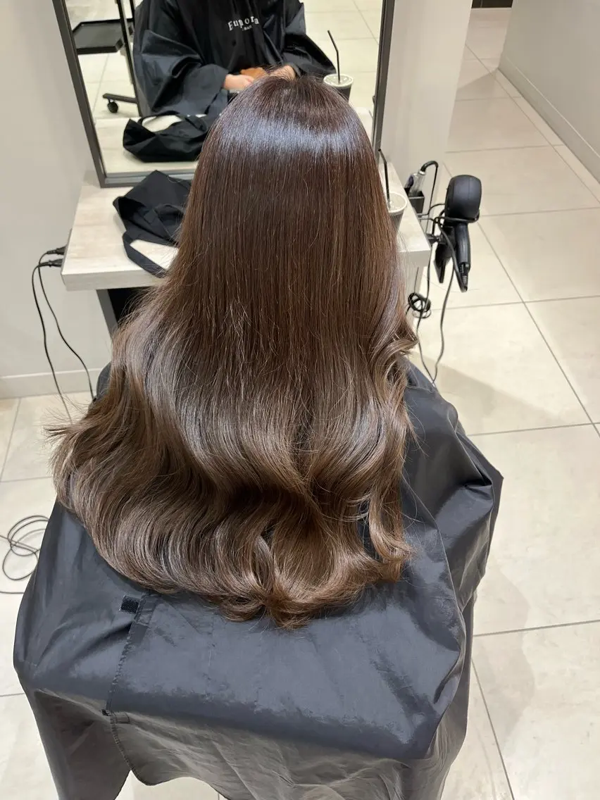 ロング カラー ブリーチ ブリーチなしカラー mako︴ Euphoriaのヘアスタイル