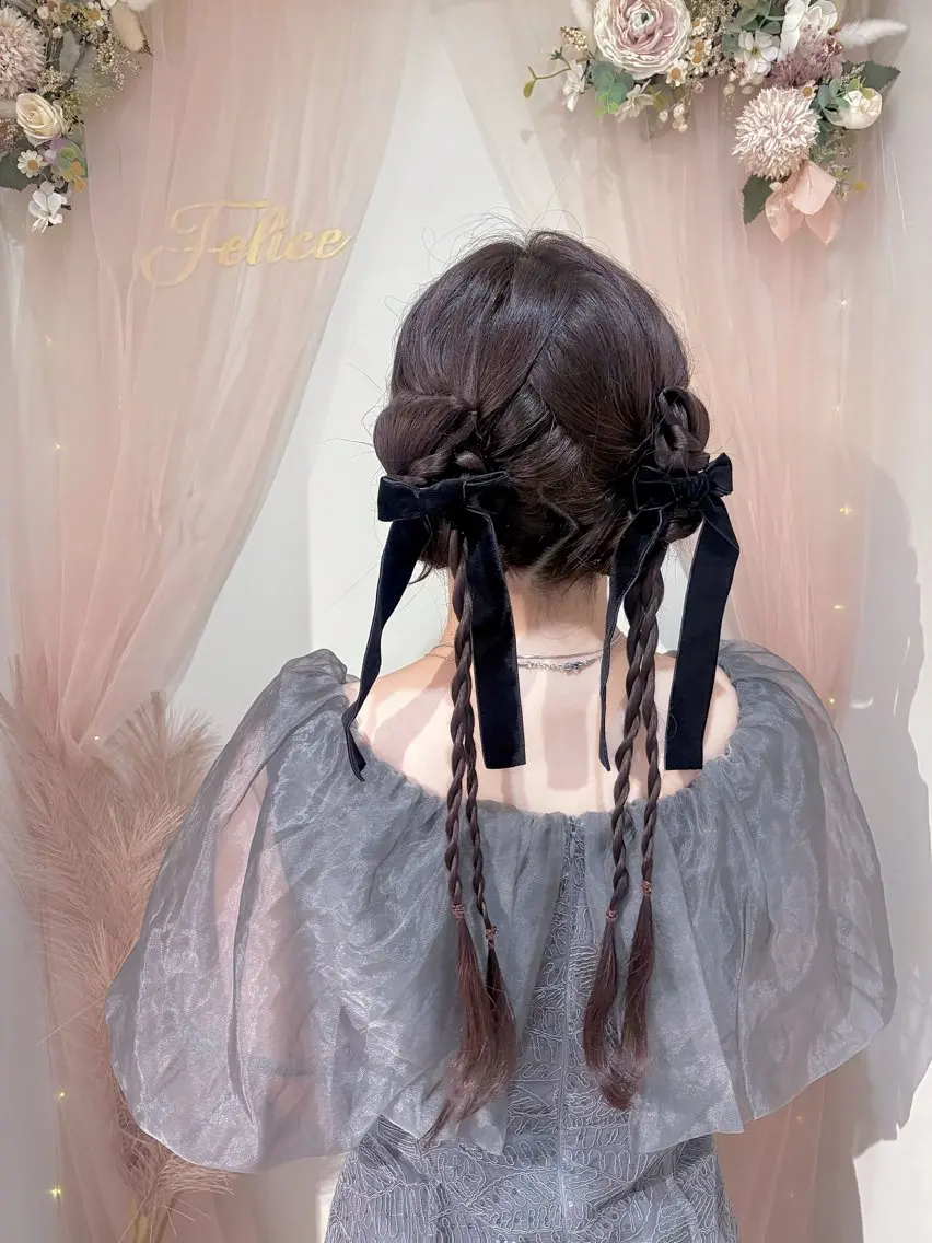 ヘアアレンジ ヘアセット 参列♡デートゆるふわ ヘアメイク🎀みゆうのヘアスタイル