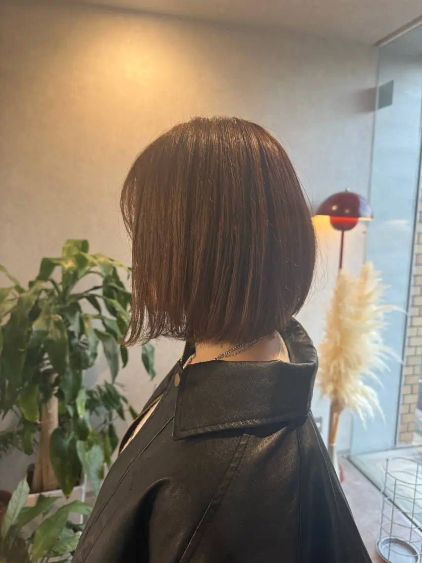 ミディアム ヘアカラー qpulaあいみ 透明感カラーのヘアスタイル