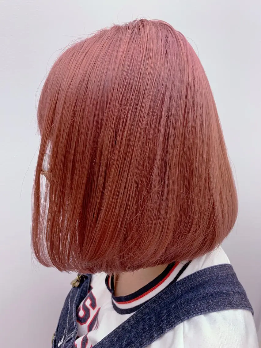 🌈minimo限定🌈【ダブル✨カラー】フルケアブリーチ×透明感カラー 15000円#ミルクティーカラー#韓国カラーの写真