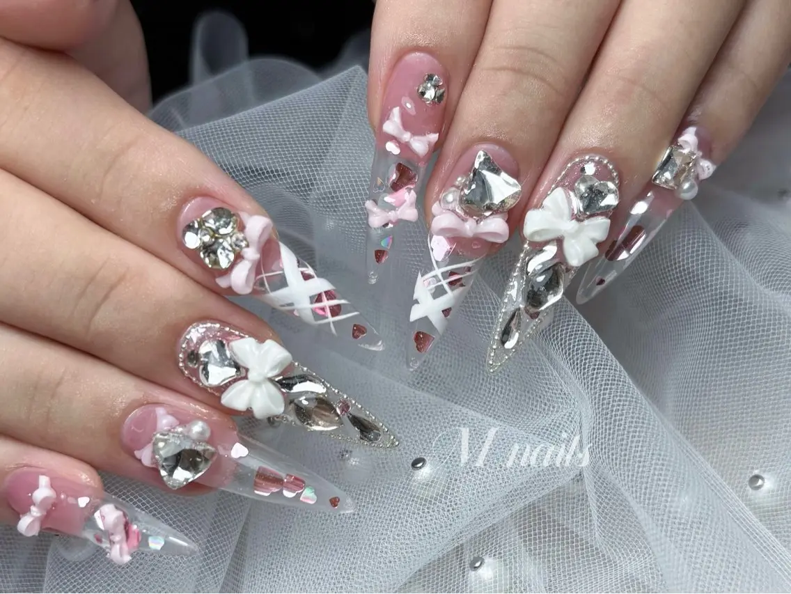 ネイル M 🌷Nail 長さだし専門店のネイルデザイン