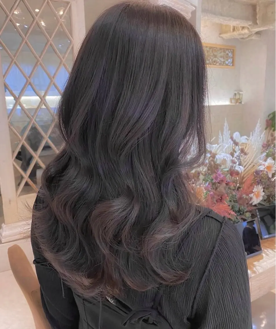 ロング カラー ヘアカラー 三井 千里のヘアスタイル