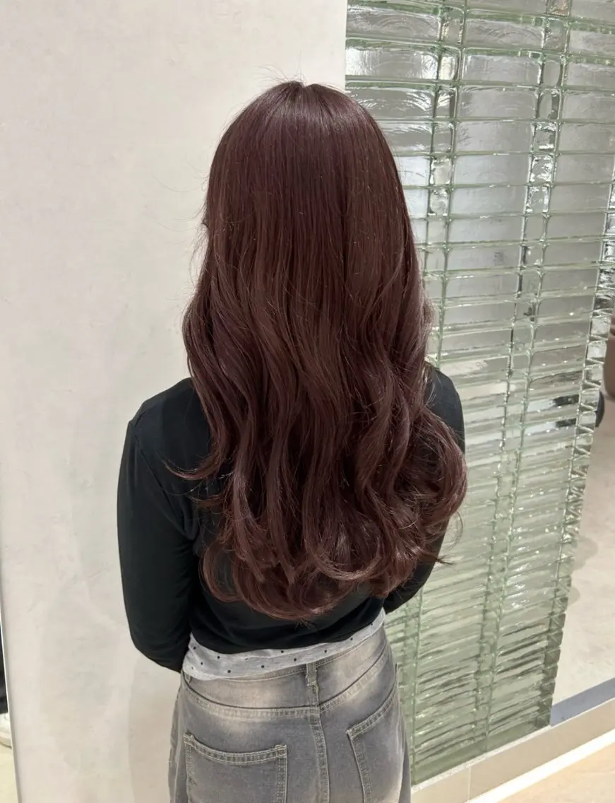ロング カラー ヘアアレンジ 透明感×艶髪 🫒maki🎀のヘアスタイル