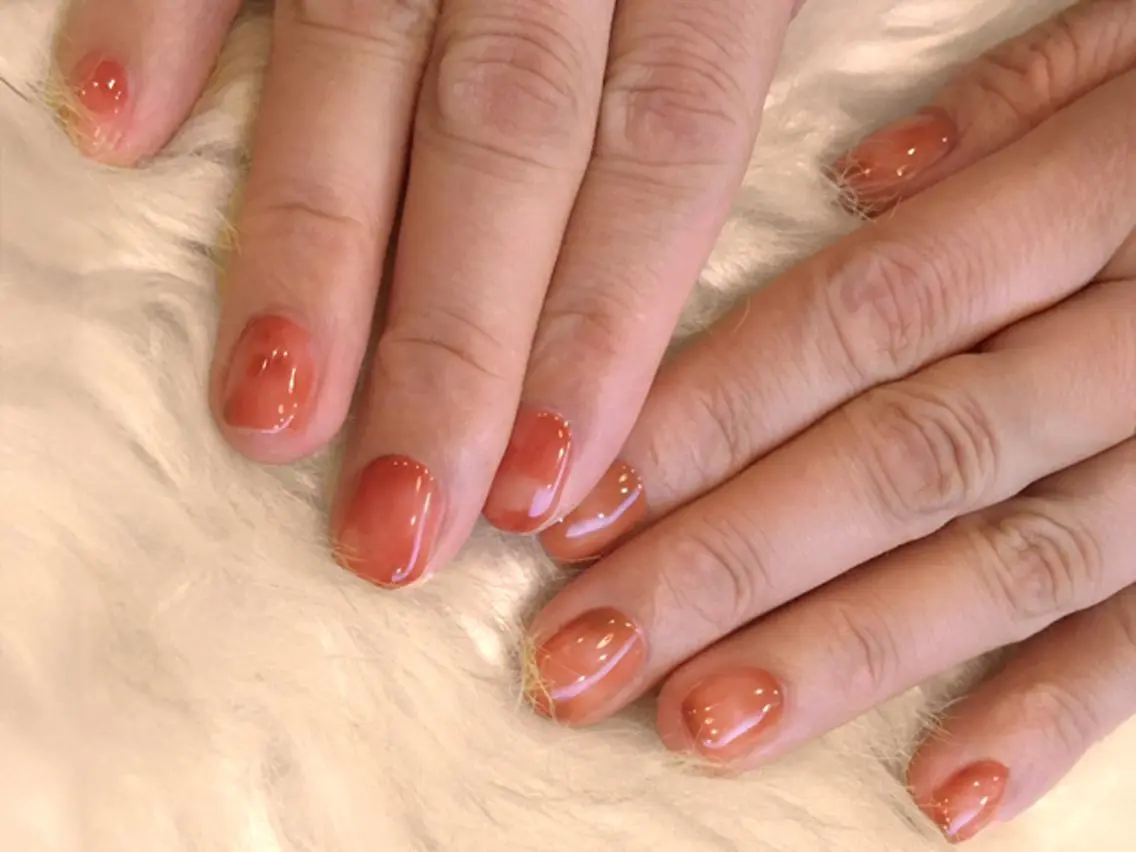 ネイル ニュアンスネイル ワンカラーネイル ハンドネイル K. Airiのネイルデザイン