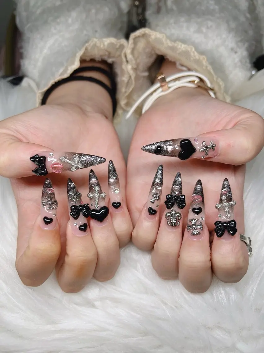 ネイル ハンドネイル Lee Nails チップ長さだし専門店のネイルデザイン