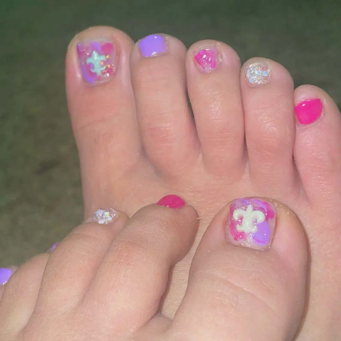 ネイル フットネイル Nail ヌシん家 AKANEのネイルデザイン